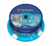 CDR CD-R VERBATIM 700MB WIDE PRINTABLE