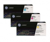 TONER HP COLOR CE341A CE342A CE343A 651A 16K